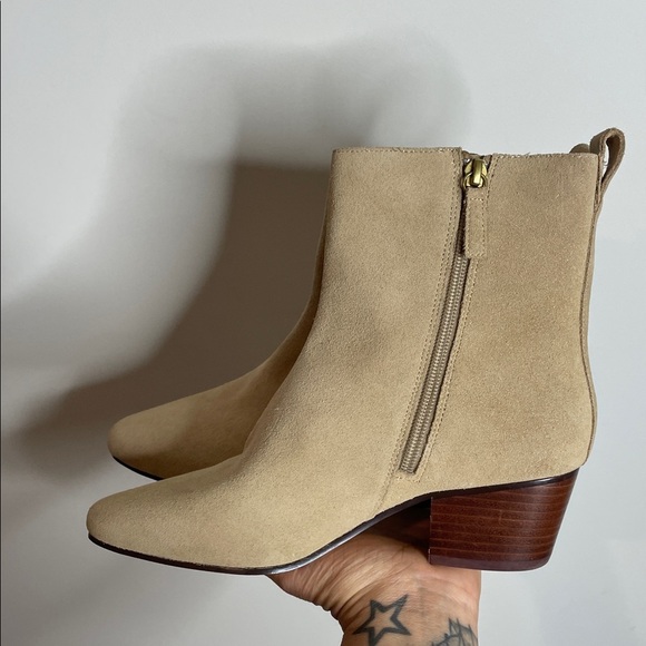 J. Crew | Women’s Suede Ankle Boots Size 7 NWOB - Picture 6 of 8